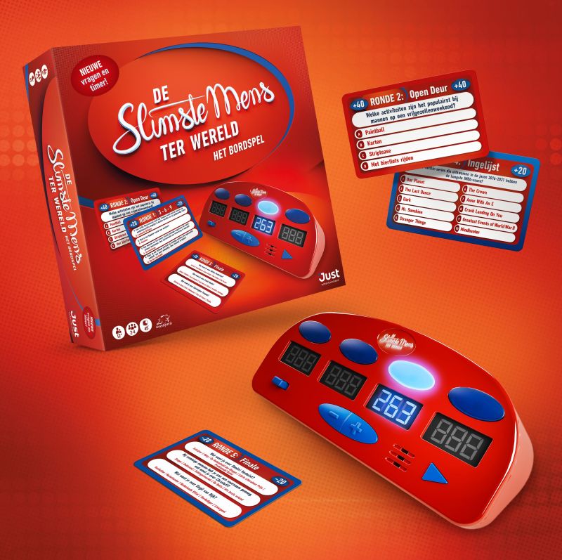 De Slimste Mens ter Wereld Bordspel Nieuwe versie met nieuwe vragen
