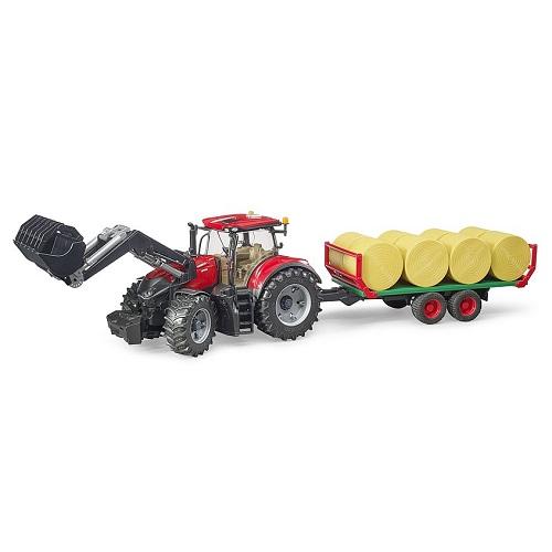 Bruder Case IH Optum 300 CVX Traktor met frontlader