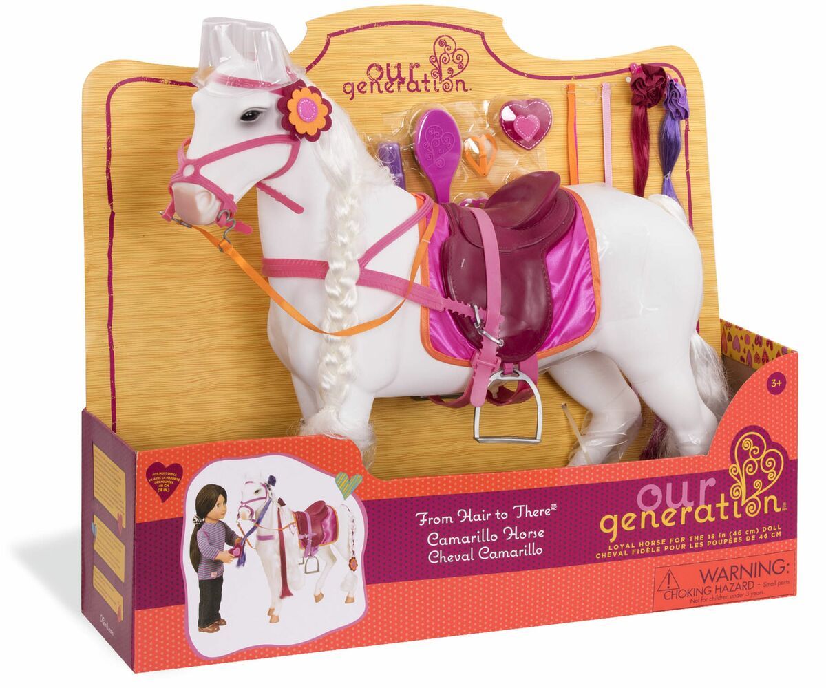 Our Generation Camarillo Paard 51 cm Wit