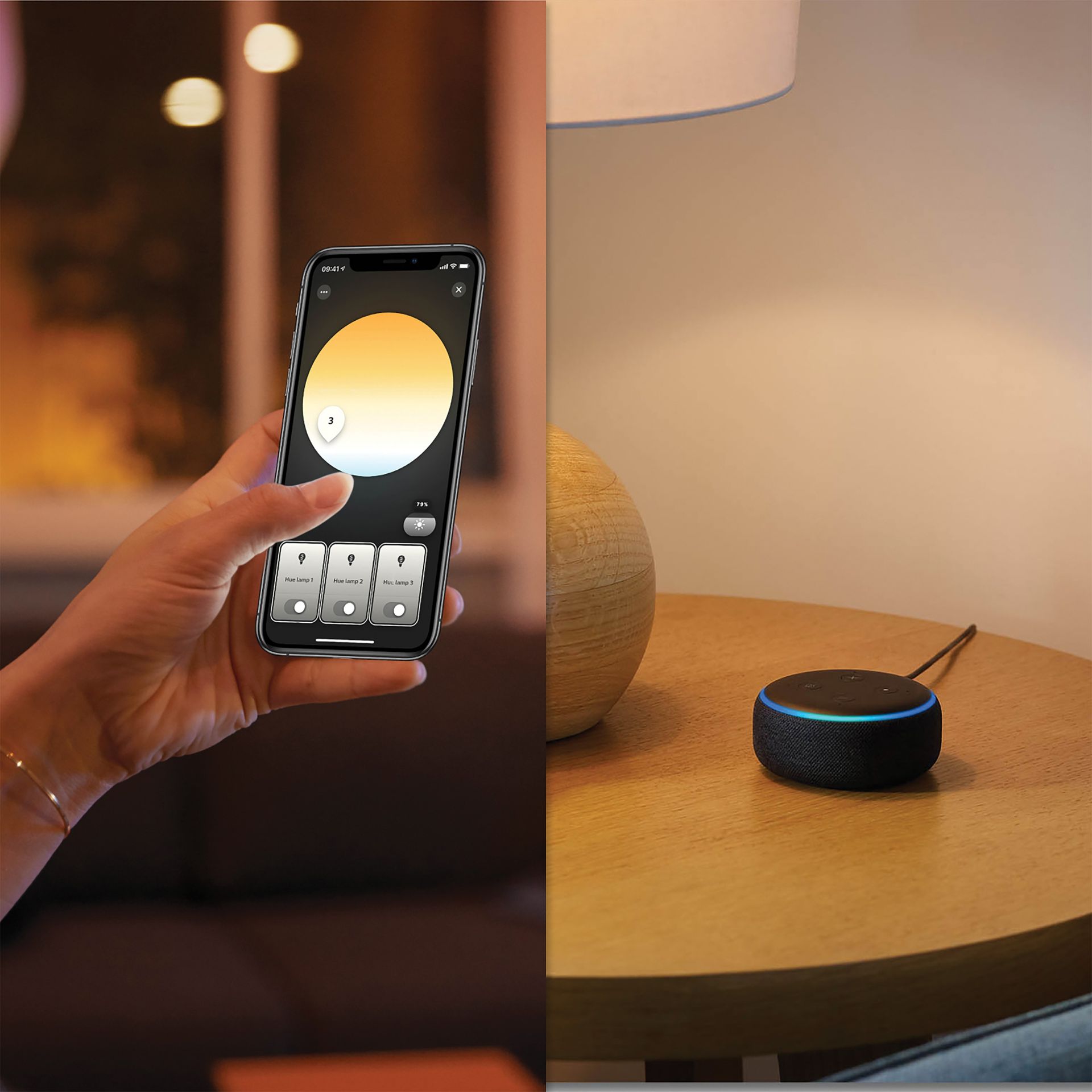Philips Hue Plafondlamp Enrave Wit 26 cm White Ambiance met Switch