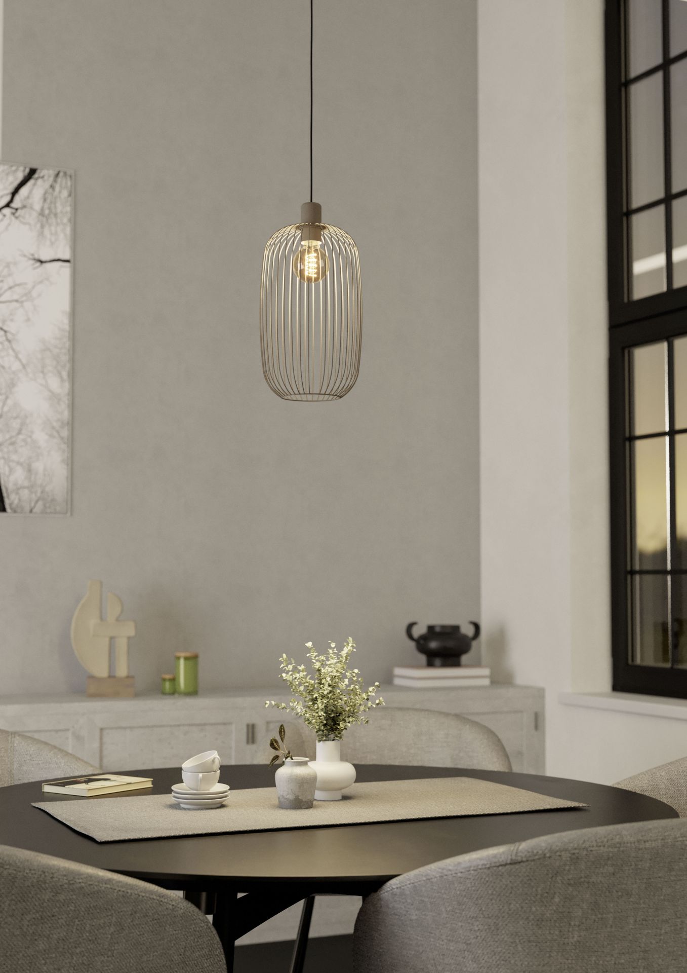 Eglo Lodods Hanglamp Zand 220mm E27