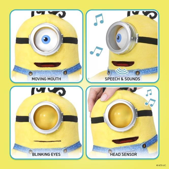 Minions James Palm Puppetronic met 40 Geluiden en Acties