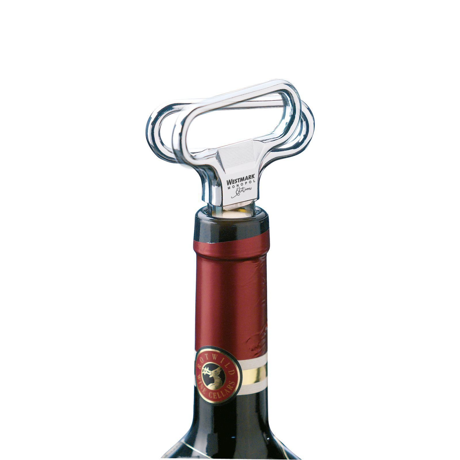 Westmark Flesopener+Kurkentrekker Ah-So 11x6.5x1 cm - ideaal voor Broze Kurken