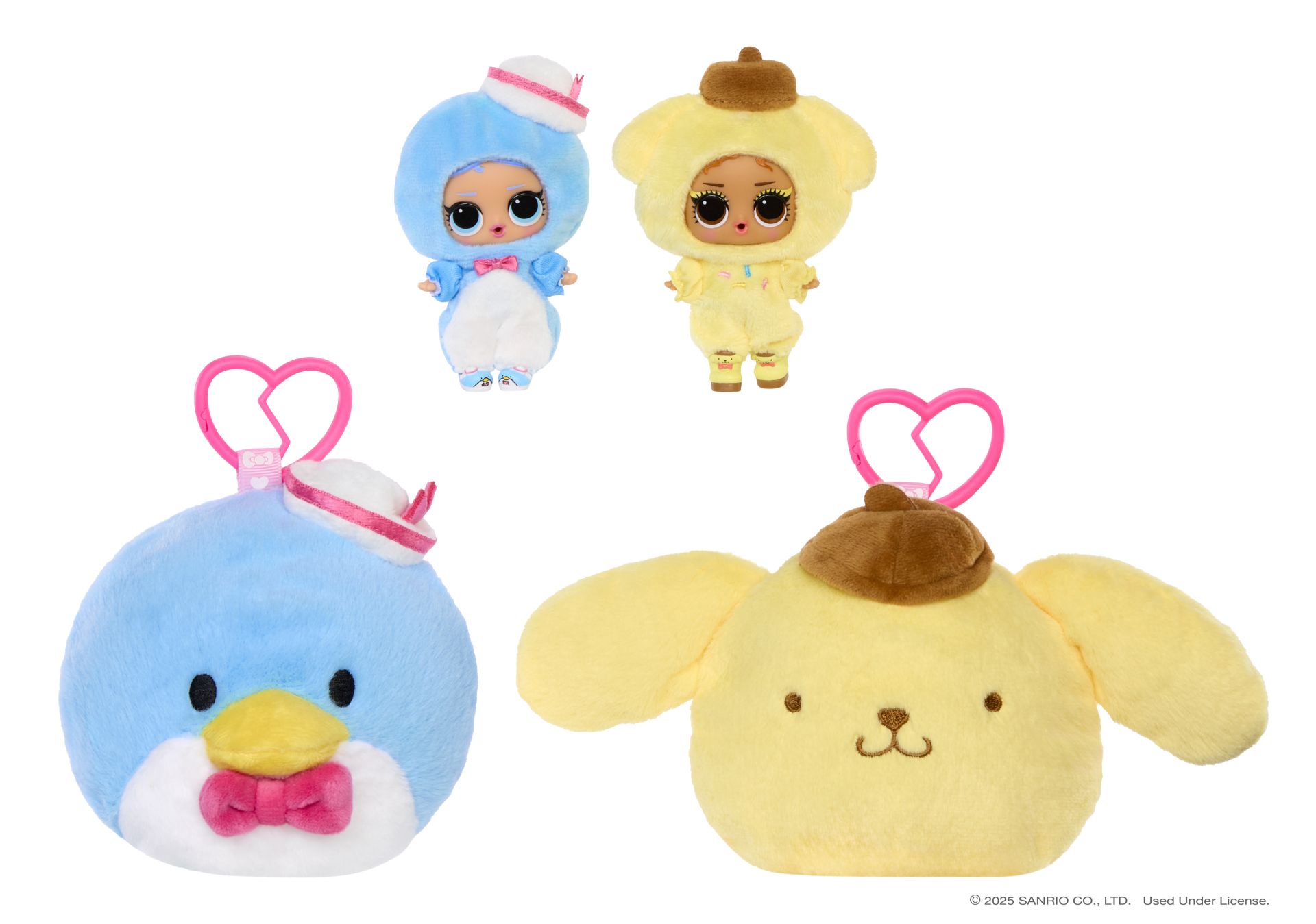 L.O.L. Surprise Loves Hello Kitty Reversible Pluch Surprise ass, prijs per stuk