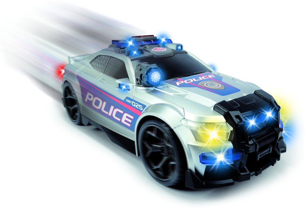 Street Force Politiewagen met licht en geluid, 33 cm