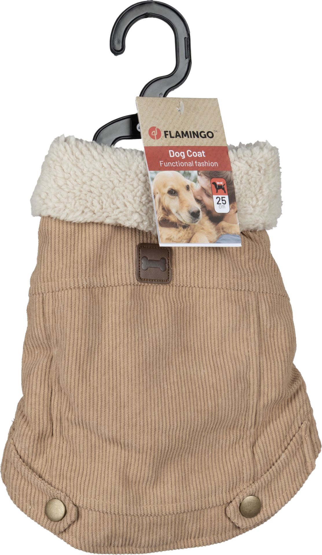 Flamingo Hondenjas Endor 25 cm Beige