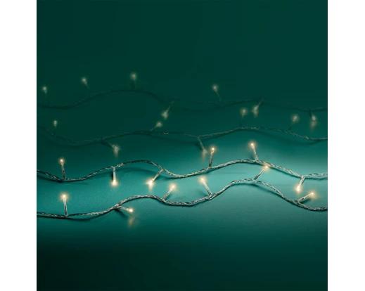 Kerstverlichting LED Basic 3m - 40 leds - Transparant/Warm Wit - In/Outdoor
