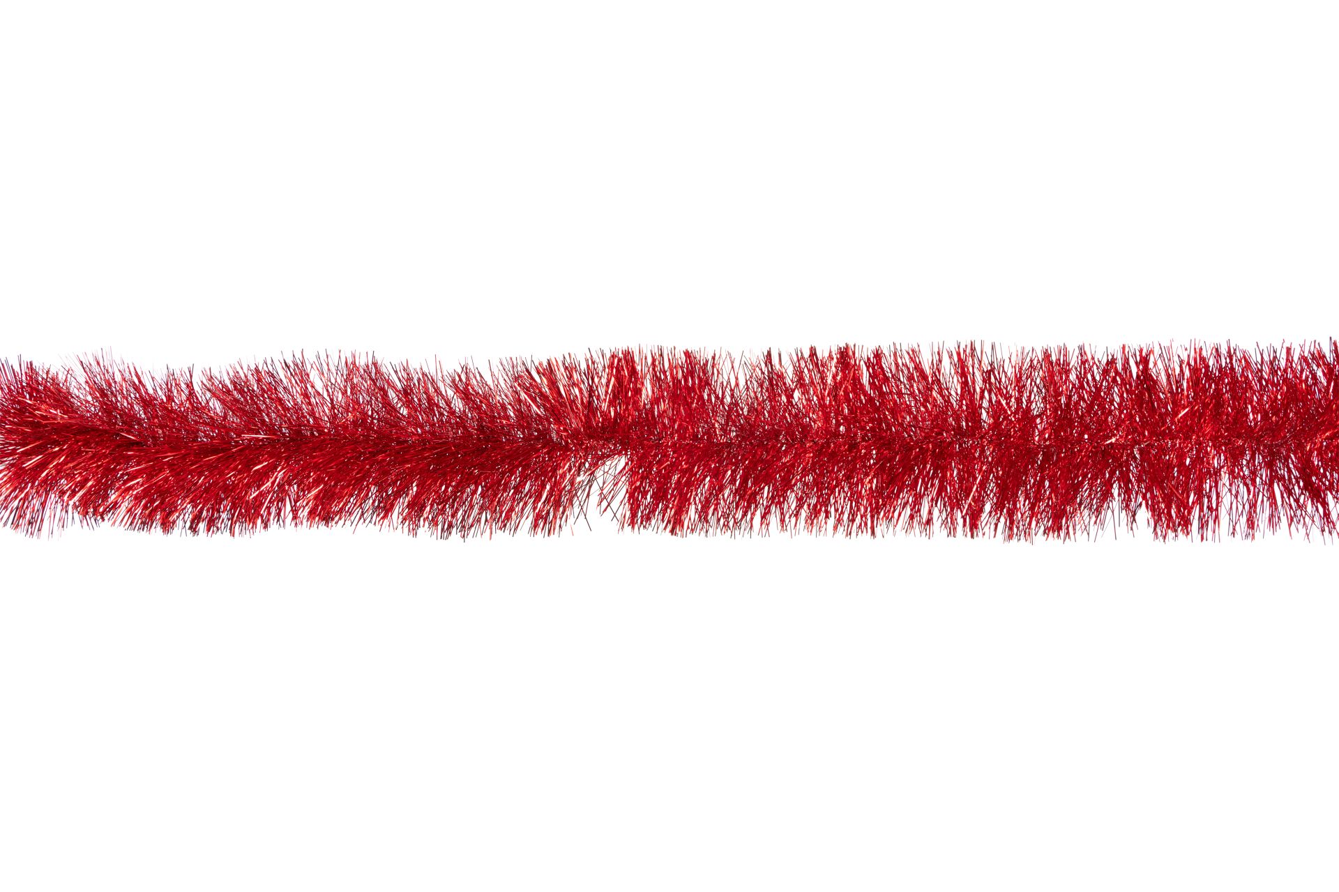 Cosy@Home Kerstslinger Rood 274cm - diam. 20cm - Tinsel