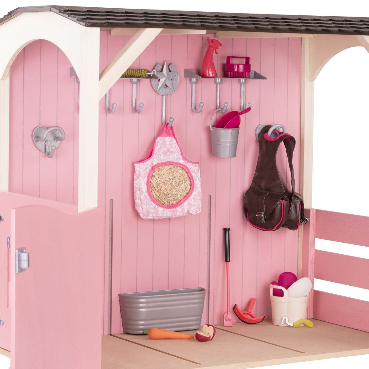 Our Generation Saddle up Stables, paardenstal met accessoires