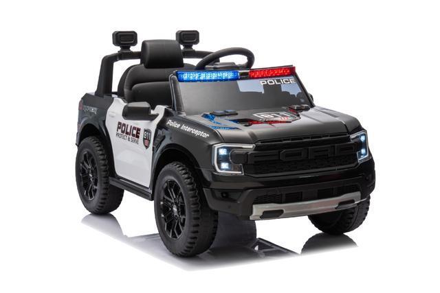 Ford Ranger Raptor Politie 4X4 10.8 Volt motor, Licht en geluid, oplaadbaar met afstandsbediening