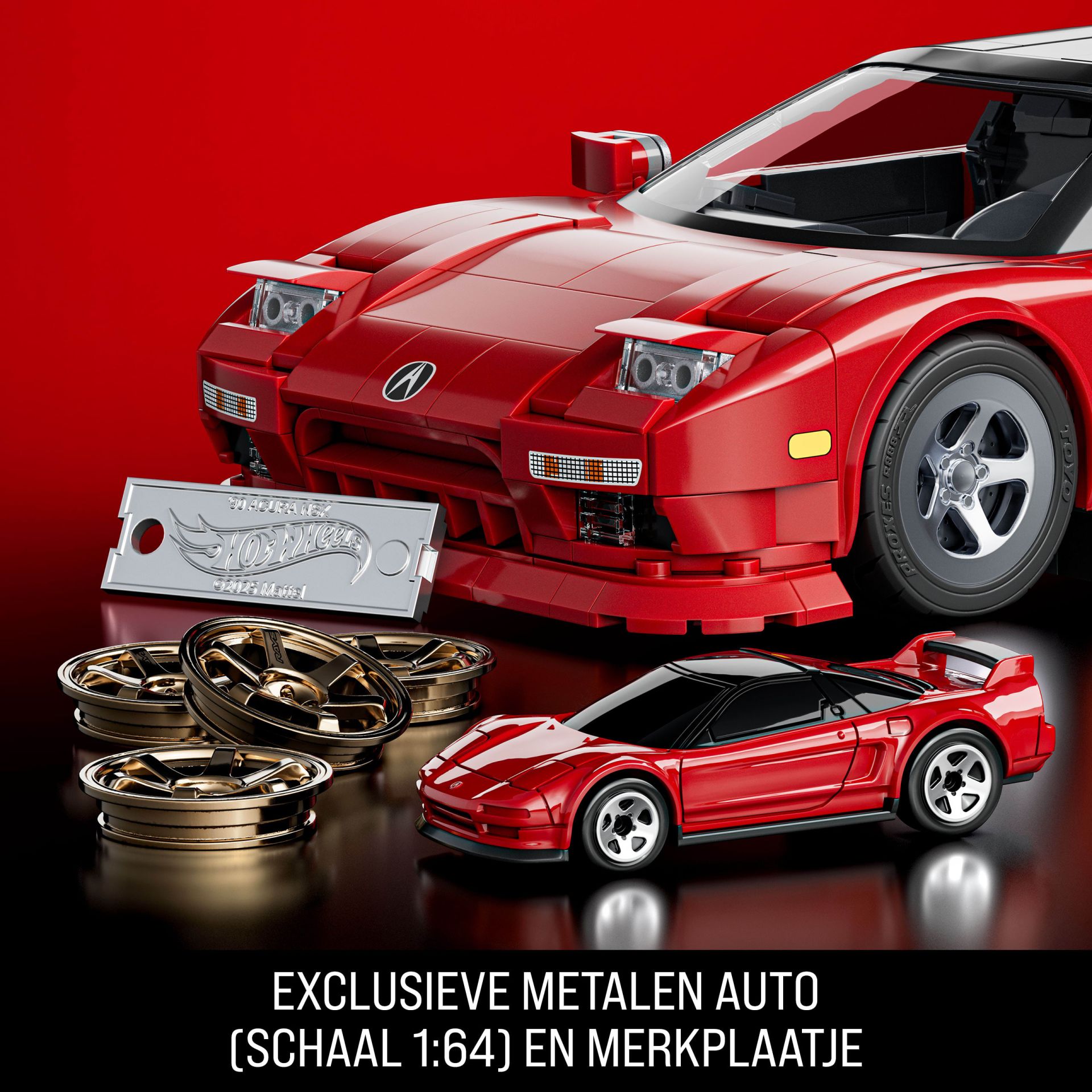 Mattel Brick Shop Hot Wheels 90 Acura NSX