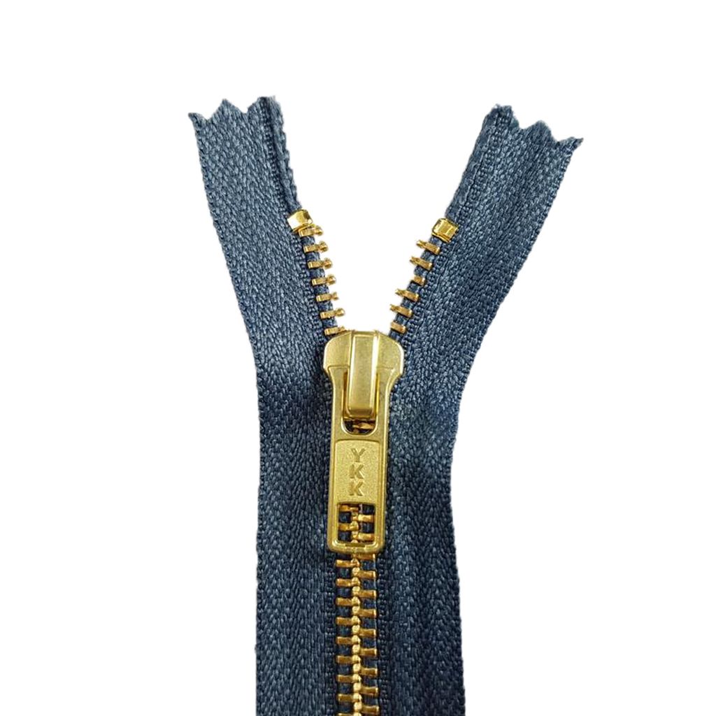 Milward Fijne Broekrits Goud+Jeans 310.10.F