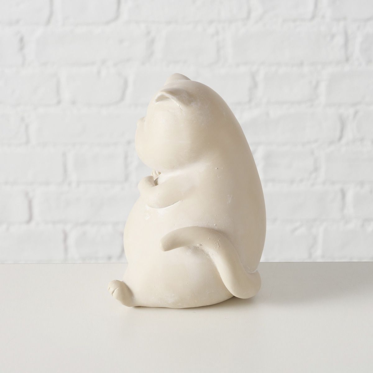 Boltze Home Kat Catty Beige 12.5cm - assorti - prijs per stuk