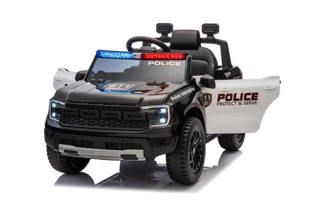 Ford Ranger Raptor Politie 4X4 10.8 Volt motor, Licht en geluid, oplaadbaar met afstandsbediening