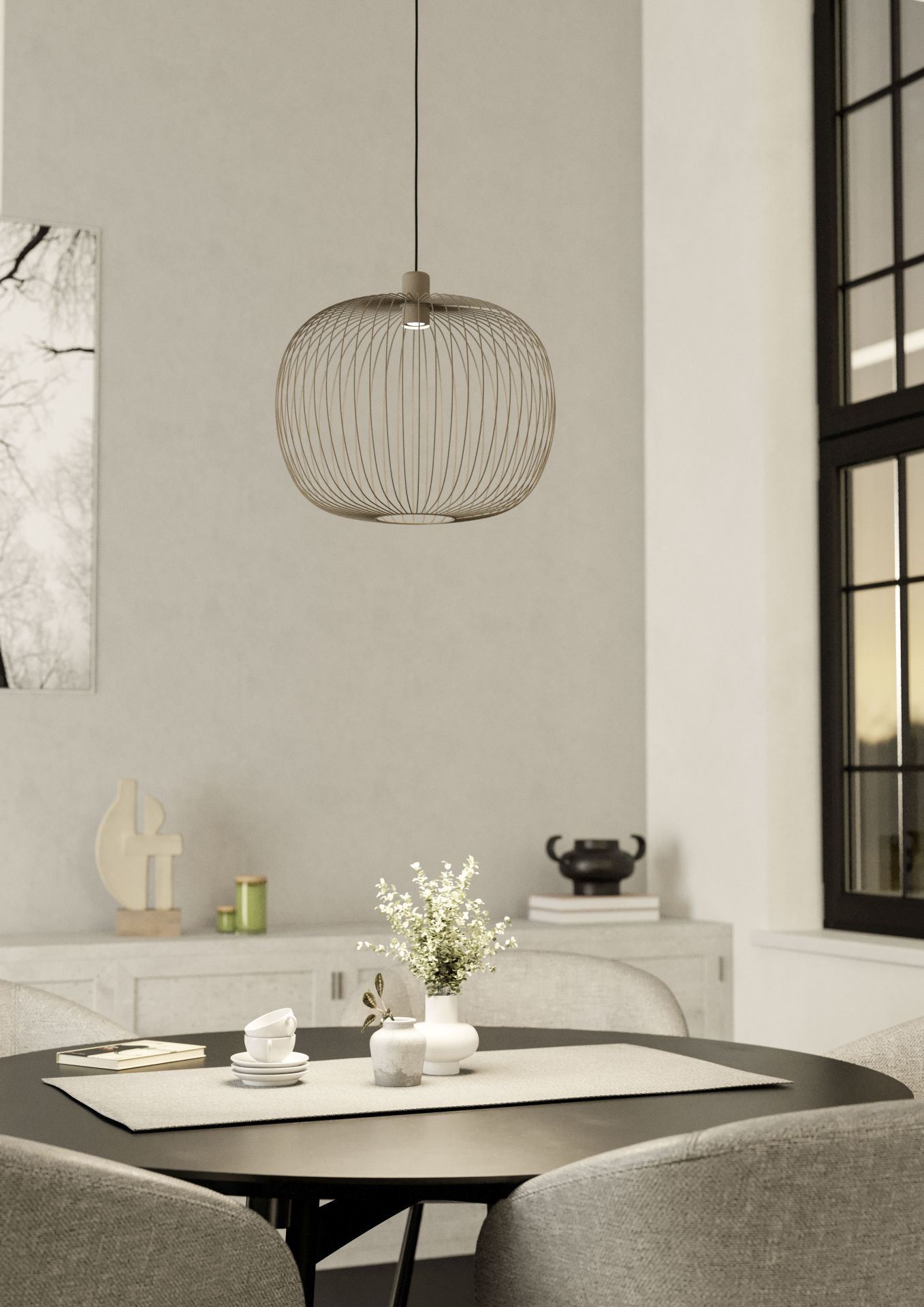 Eglo Lodods Hanglamp Zand 450mm E27