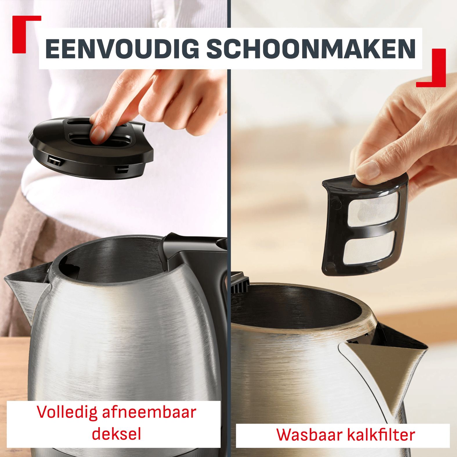 Tefal waterkoker RVS Express, 1,2 Liter, 2000 Watt
