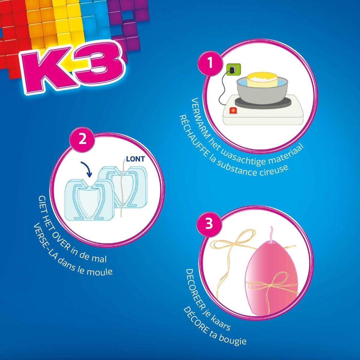 K3 Kaarsen maken