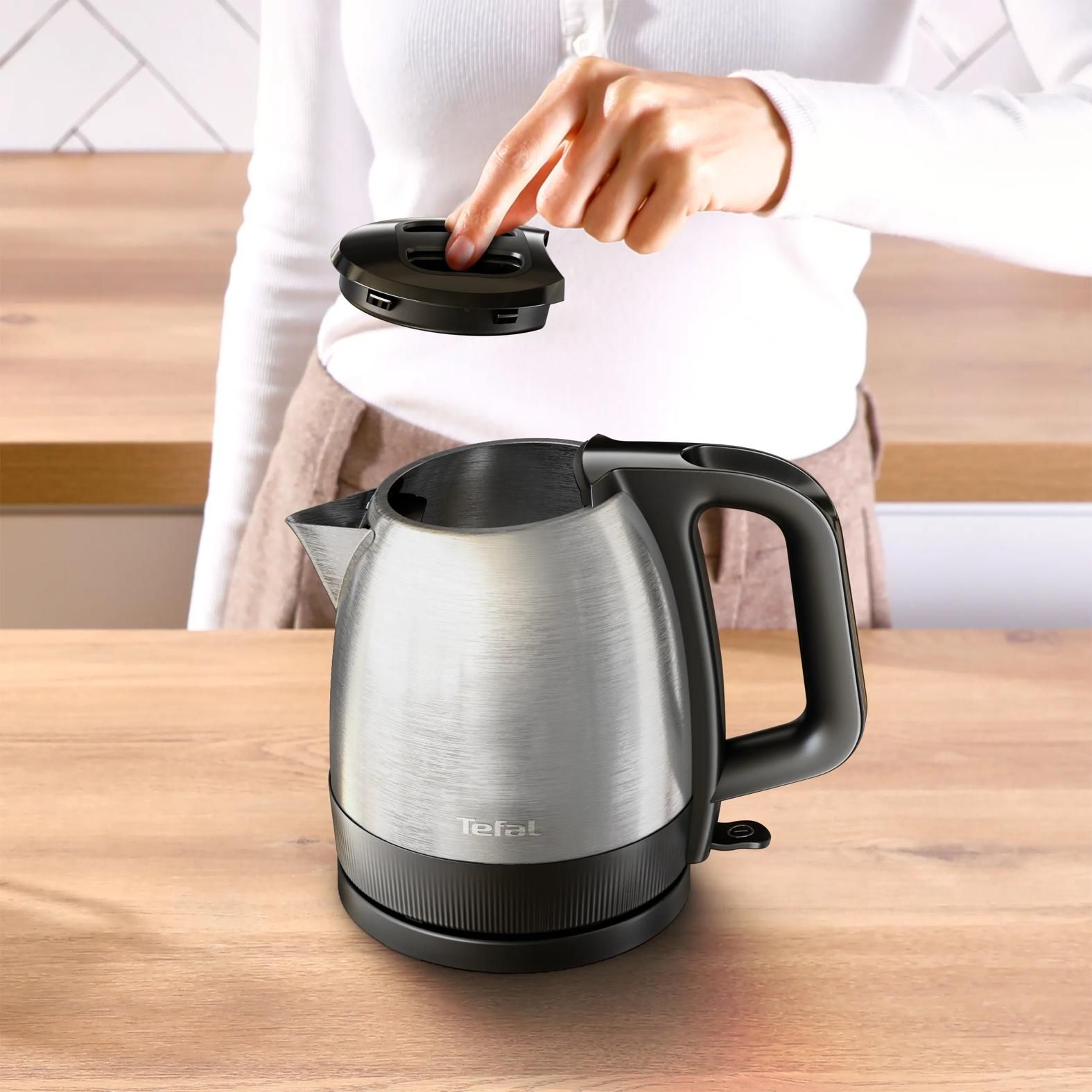 Tefal waterkoker RVS Express, 1,2 Liter, 2000 Watt
