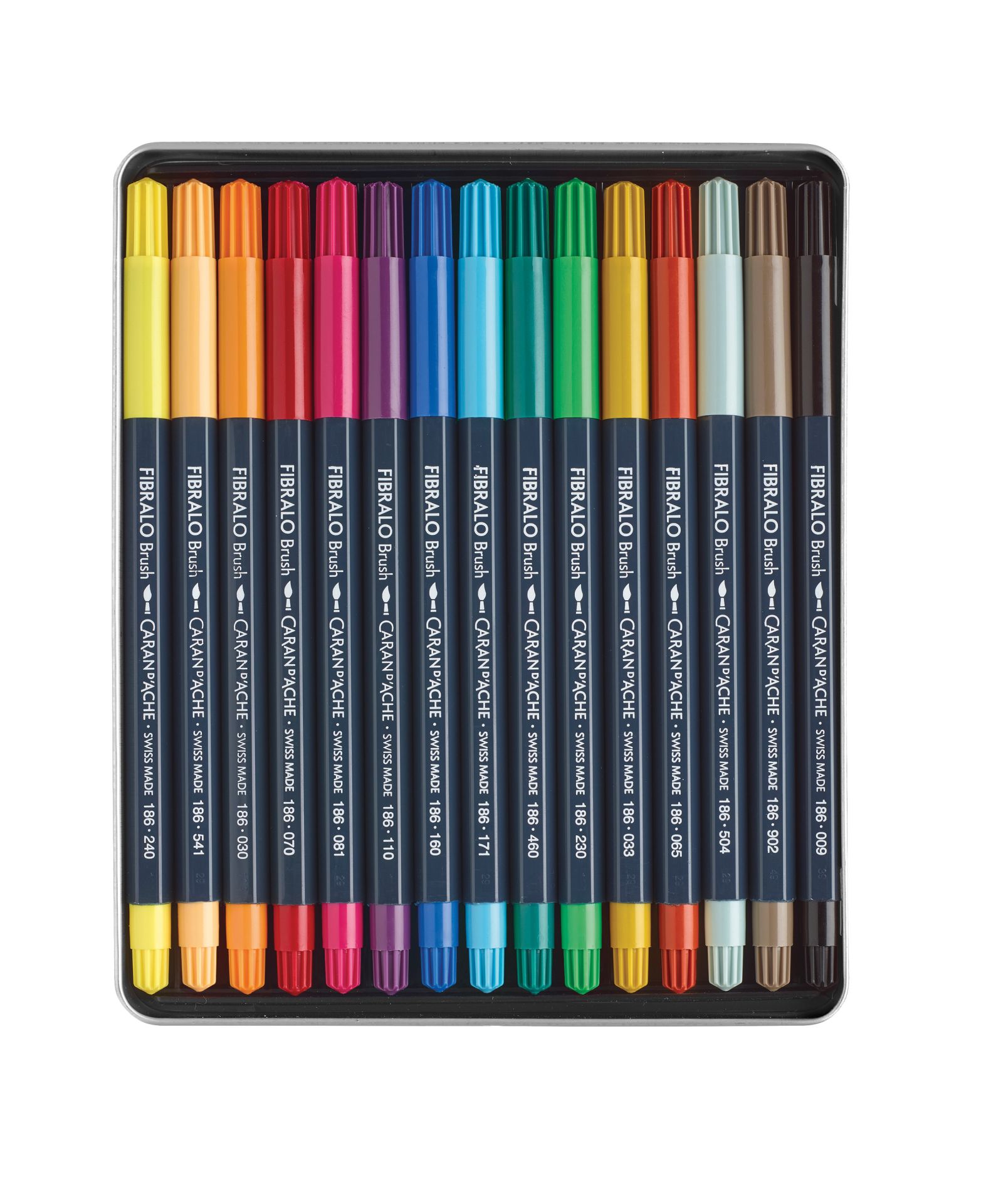 Caran d'Ache Fibralo Brush Viltstiften 15 stuks