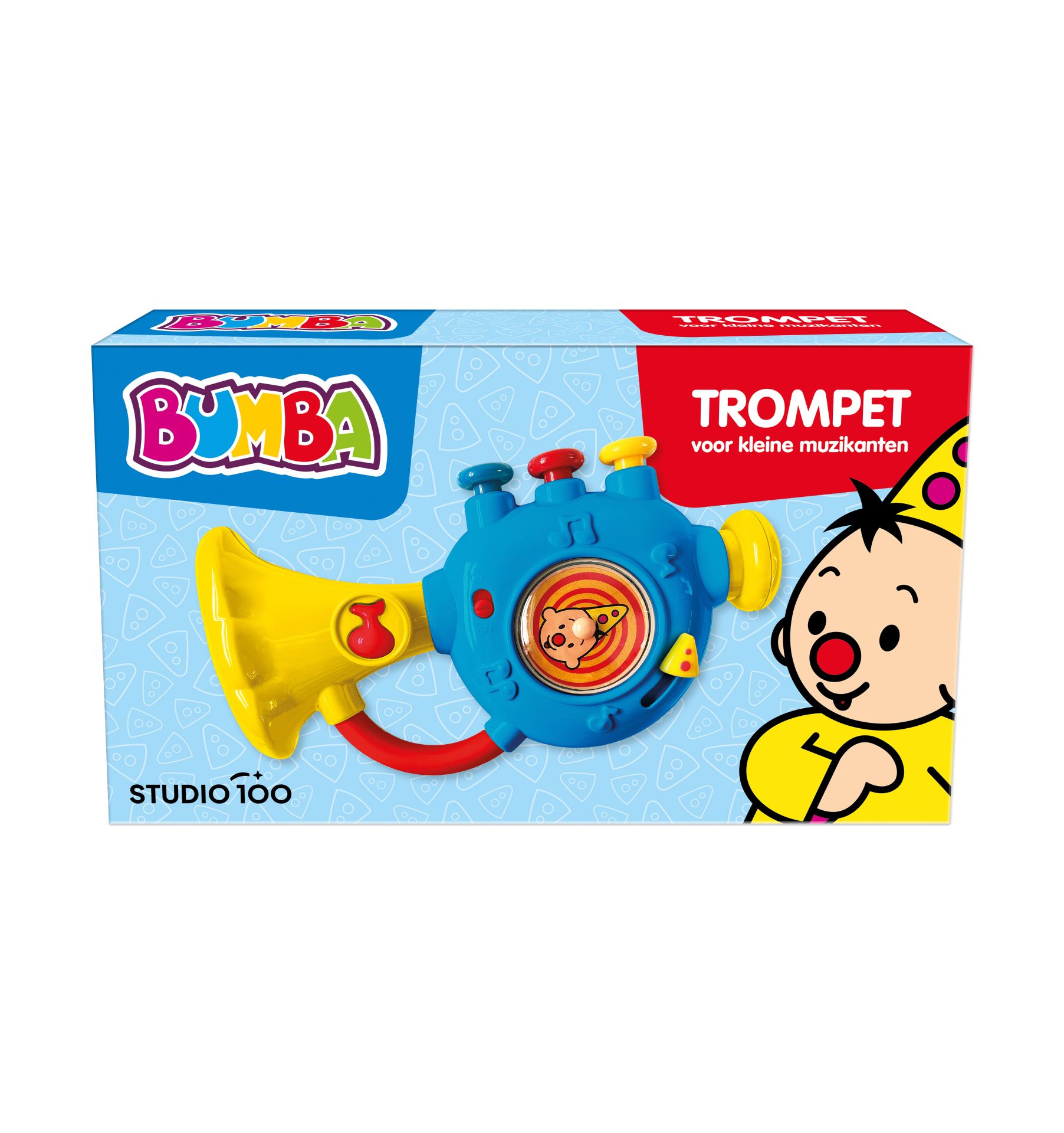 Bumba Trompet Blauw 14x24 cm