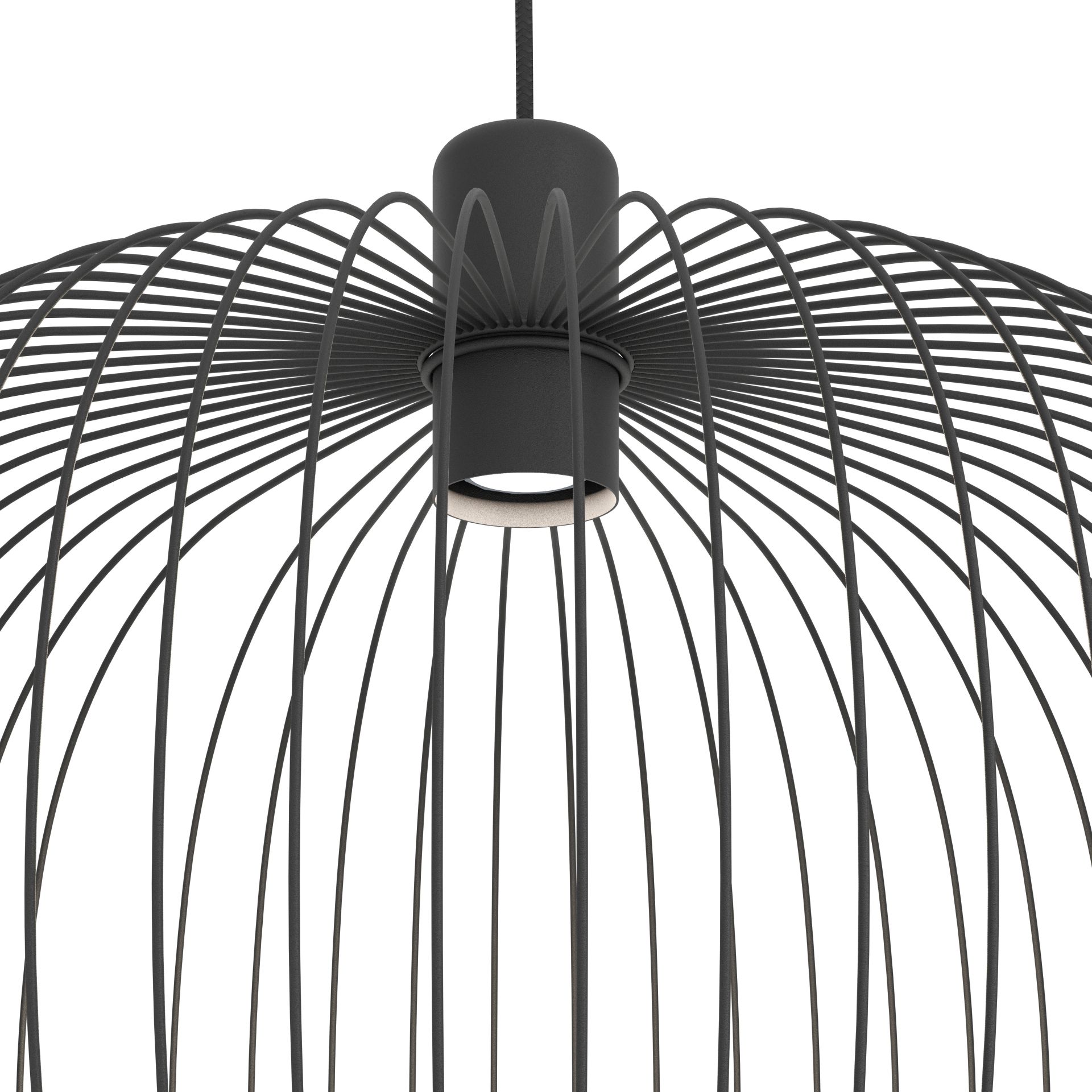 Eglo Lodods Hanglamp Zwart 450mm E27