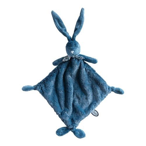Dimpel Doudou Flo Konijn Liberty Donker Grijsblauw 35 cm