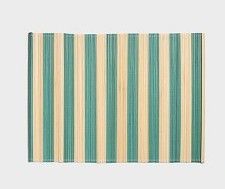 Klevering Placemat Bay Stripes Dark Green 47x34 cm - Bamboo